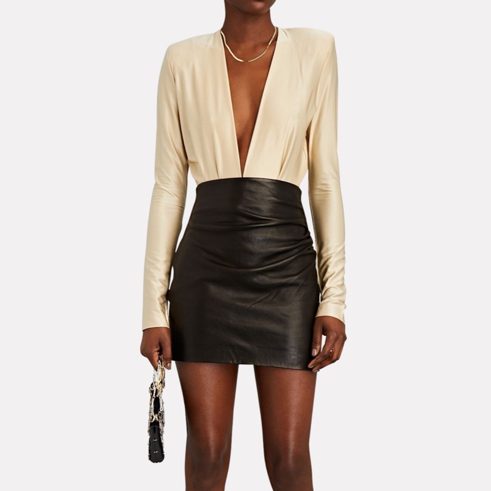 🆕 Intermix GAUGE81 Mazar V-Neck Bodysuit